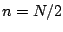 $n=N/2$